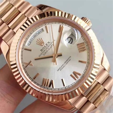 rose gold rolex replica|rolex knockoff watches day date.